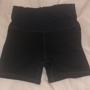 Ruched Biker Shorts